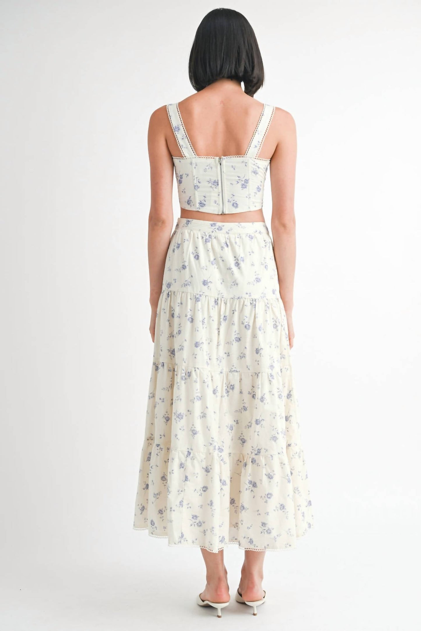 Emory Park - Floral Tiered Maxi Skirt