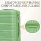 HIFINE Tourist 3-Piece Spinner Wheel Luggage Set in Green