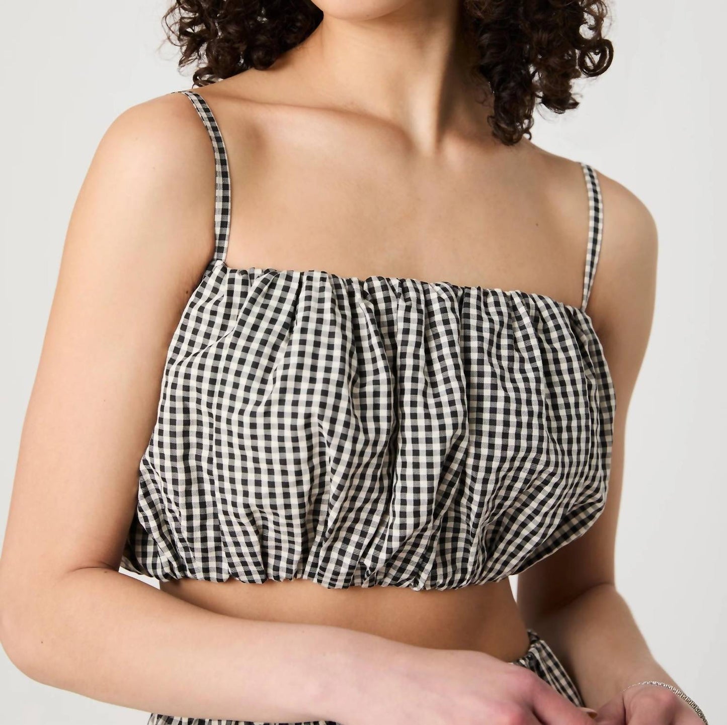 French Connection - Gingham Crop Top