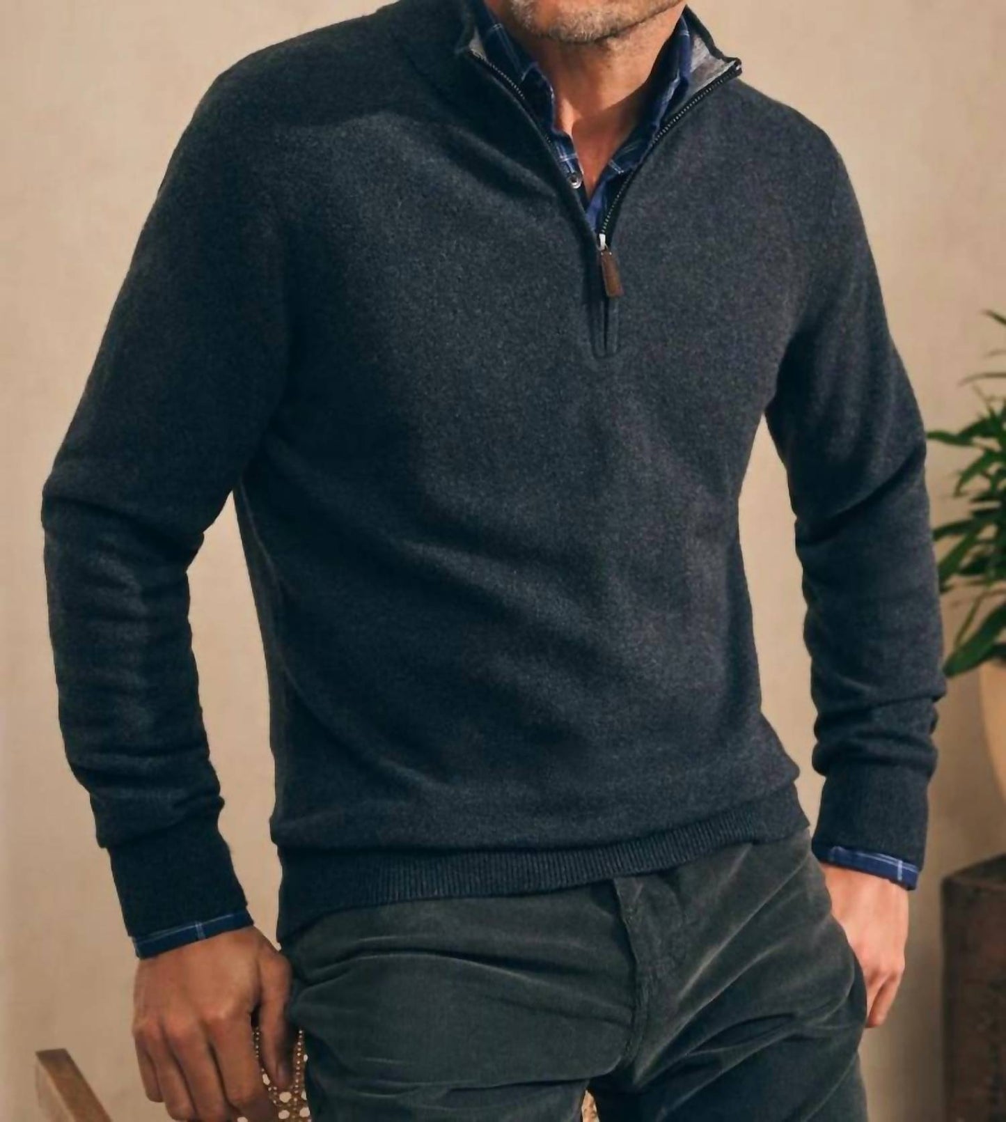 Faherty - Jackson 1/4 zip sweater