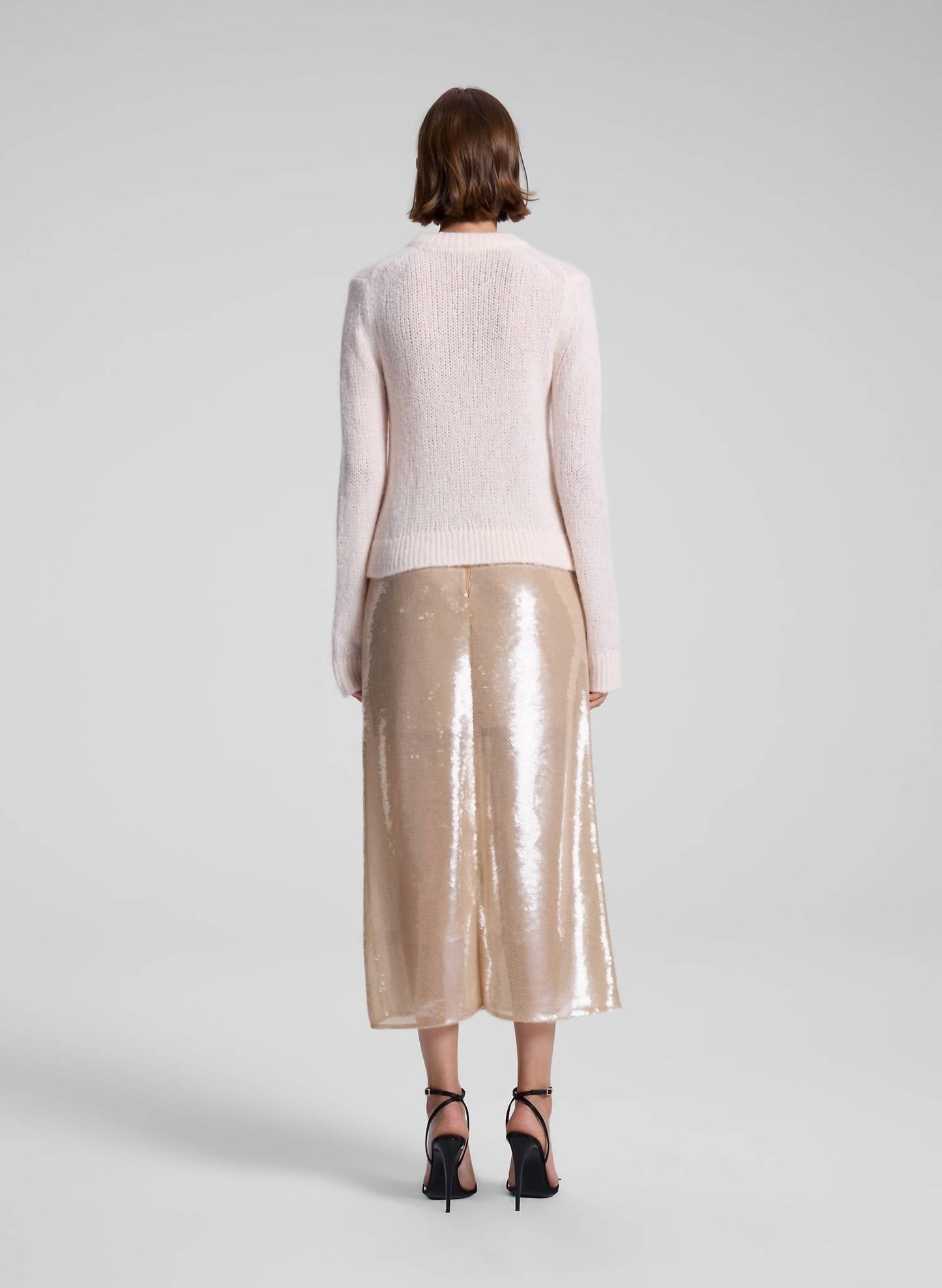 A.L.C. - Bowie Sheer Alpaca Crewneck Sweater