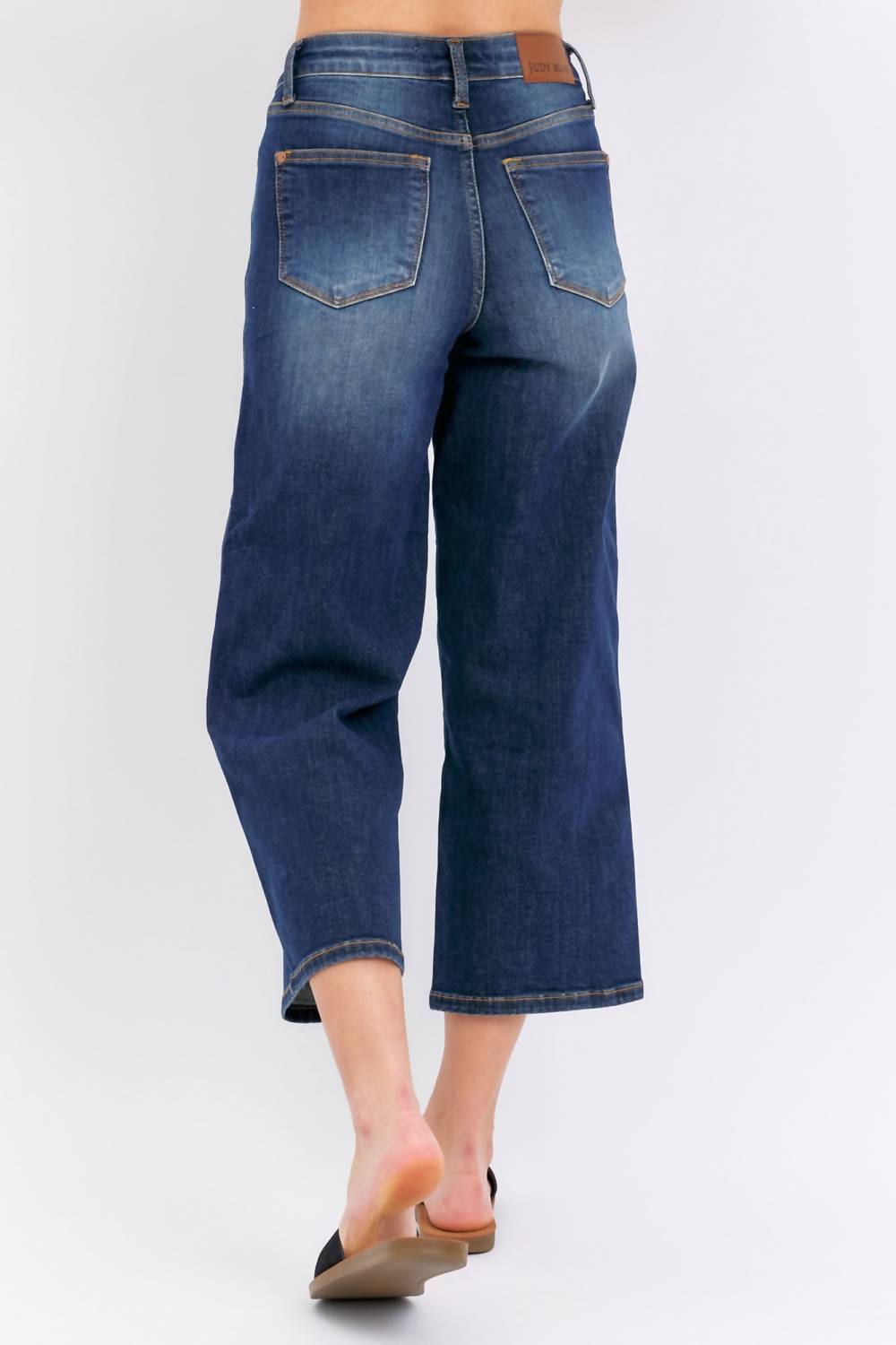 Judy Blue - Harper Cropped Wide Leg Jean