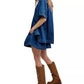 Free People - Griselda Denim Shirt & Shorts Set