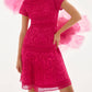Joseph Ribkoff - Embroidered Mesh A-line Dress