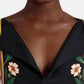 La Doublej - Apericena Silk Twill Dazed Placee Dress