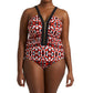 Always For Me - Plus Size Lola Zip Front One Piece Swimsuit