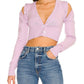 For Love & Lemons - JOAN CROP CARDIGAN