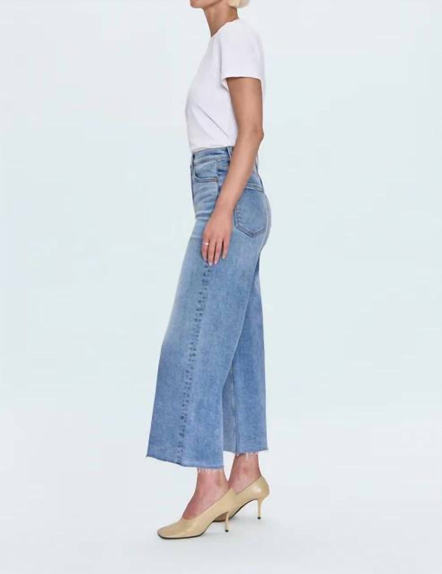 Pistola - Lana Crop High Rise Ultra Wide Leg Jeans