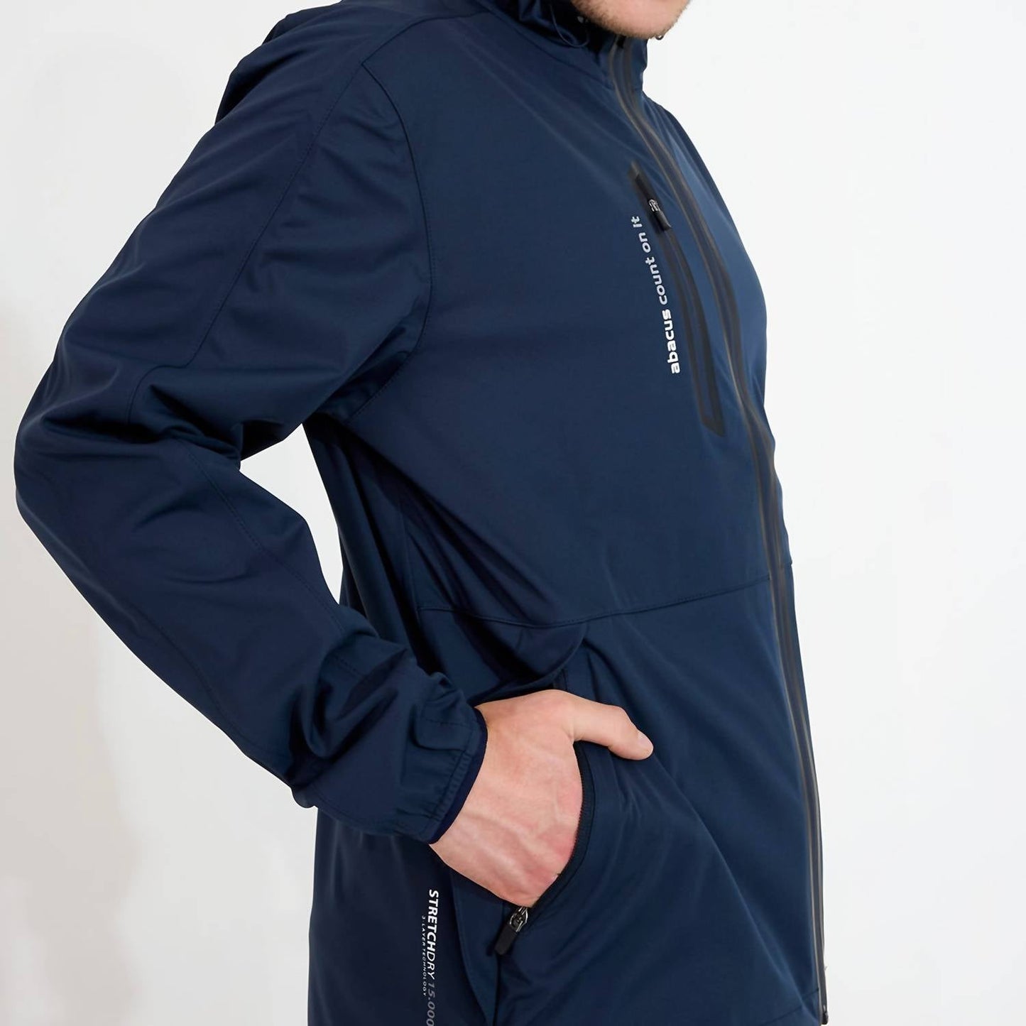 Abacus Sportswear Us - Bounce Rain Mock Neck Jacket