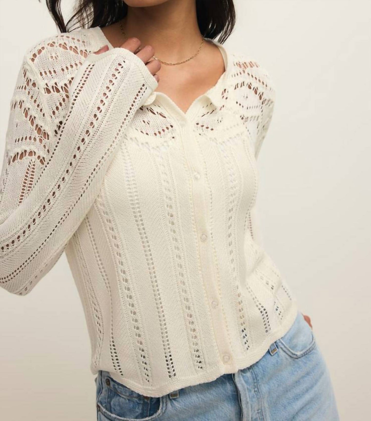 Z Supply - Alycia Crochet Sweater