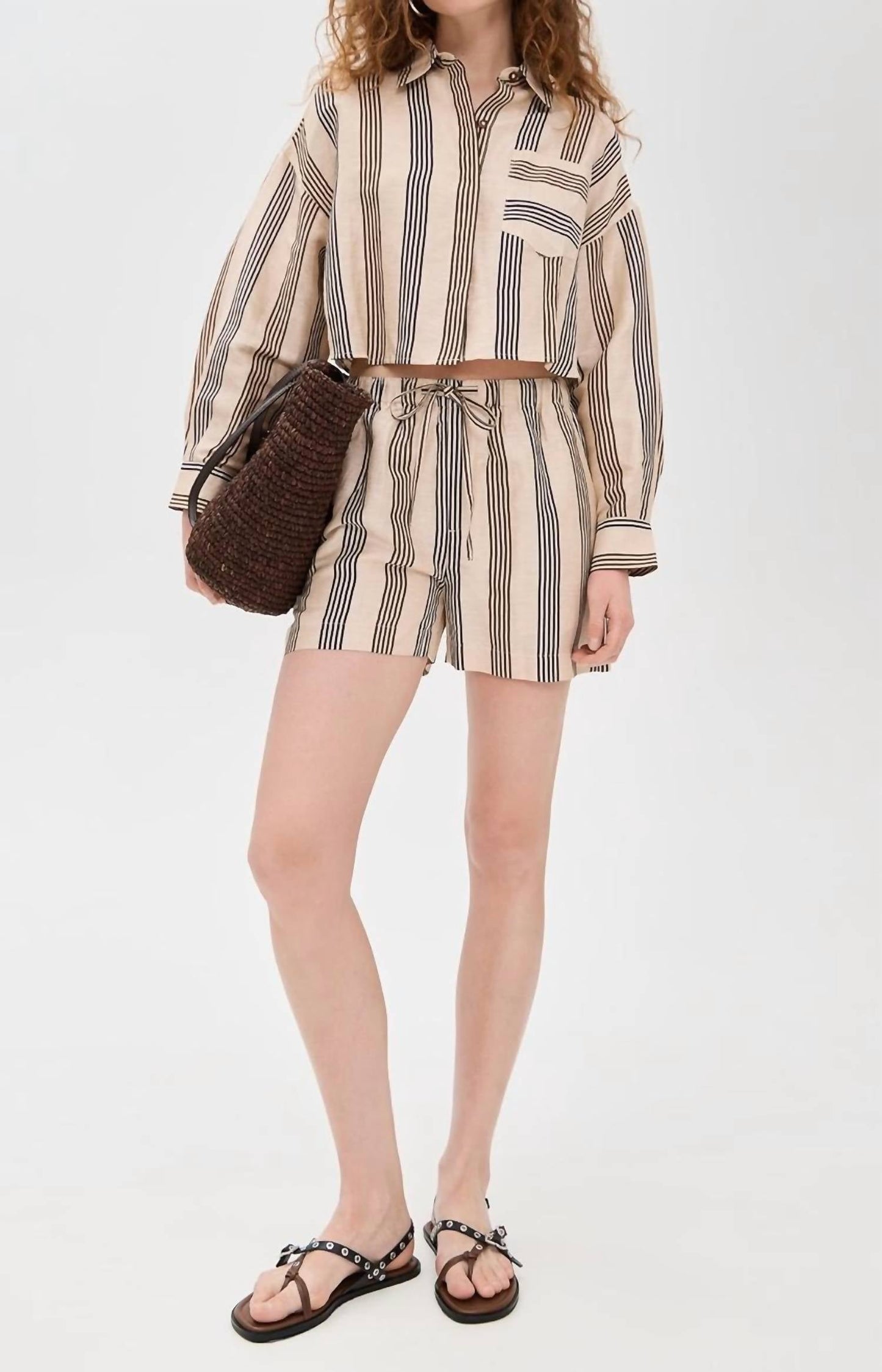 Rag & Bone - Rag & Bone लोगन लिनन बीच शॉर्ट