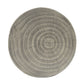 Hollow Side Table Wood-Like Texture Grey