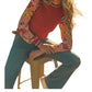 &Merci - Cece Cable Knit Sweater Top