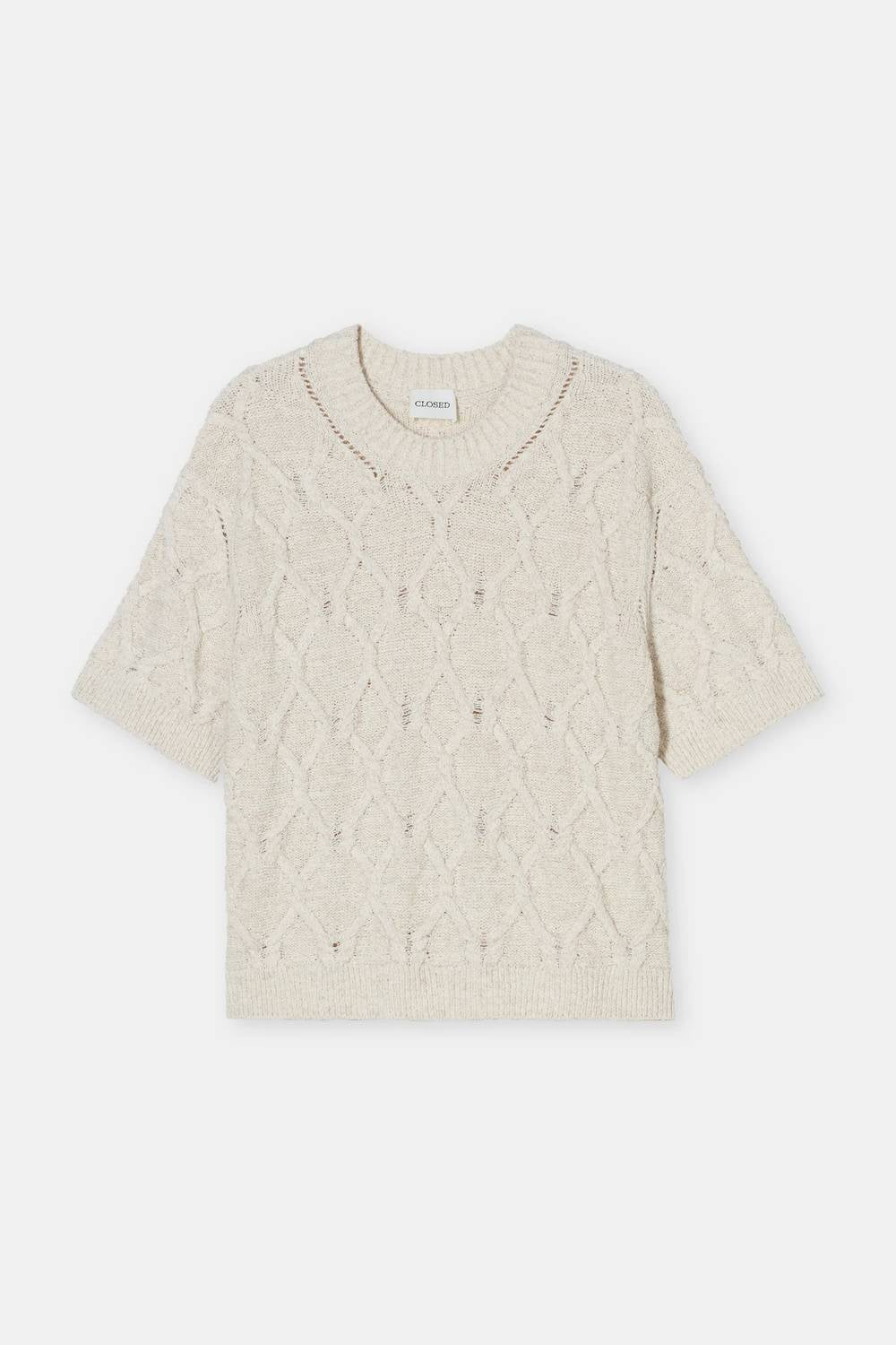 Closed - Crew Neck Short Sleeve Blouse
