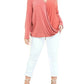 Entro - Keyhole Wrap Top