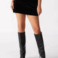 Steve Madden - Cindy Velvet Skirt