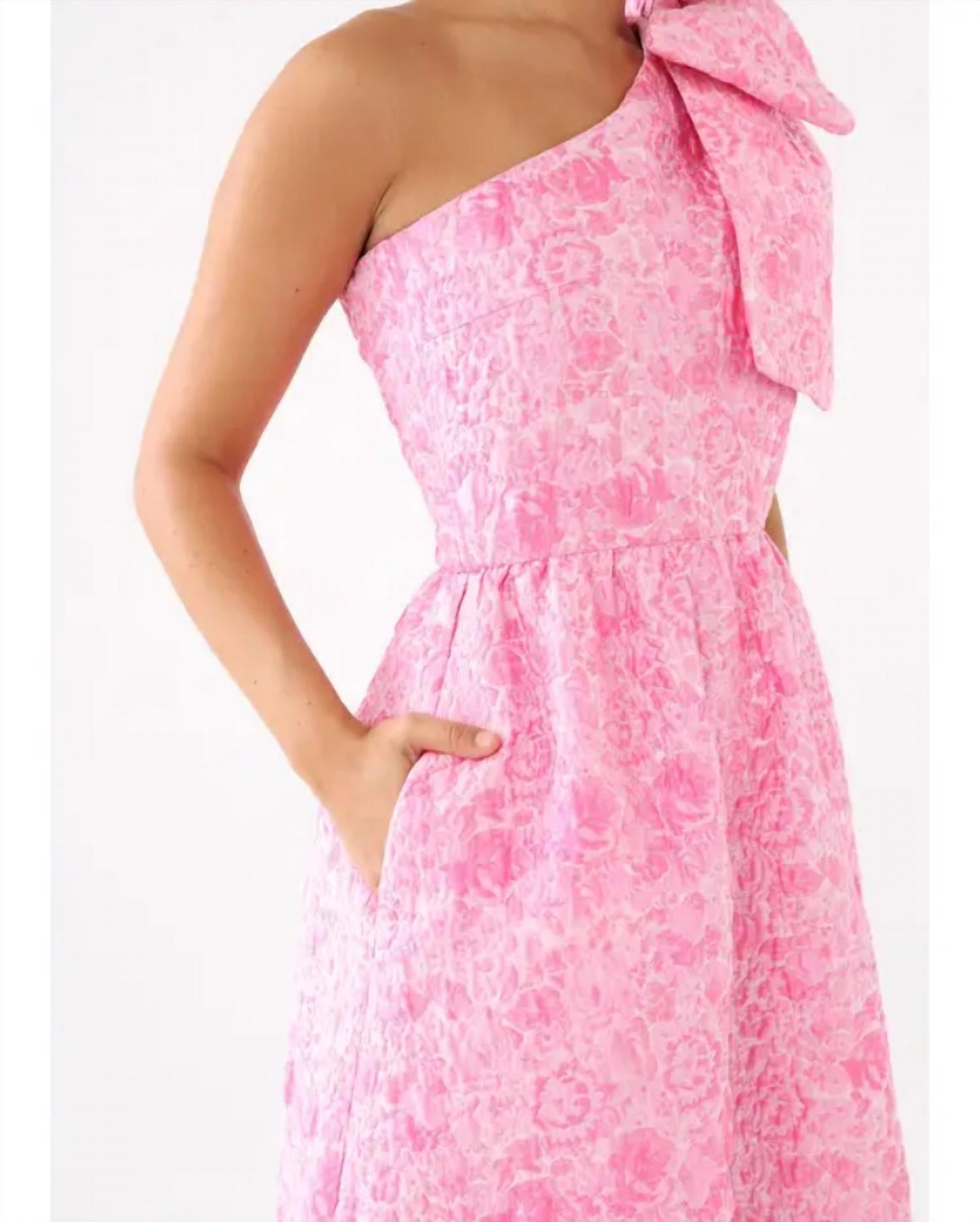 Abbey Glass - Brooke One-shoulder Gown