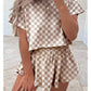 Aapparella - Checkerboard Skort Set
