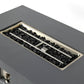 वोलॉन मॉडर्न रेक्टेंगुलर फायर पिट टेबल हल्के ग्रे रंग में