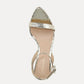 Veronica Beard - Women's Darcelle Metallic Leather Sandal