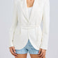 Generation Love - Martina Crepe Belted Blazer