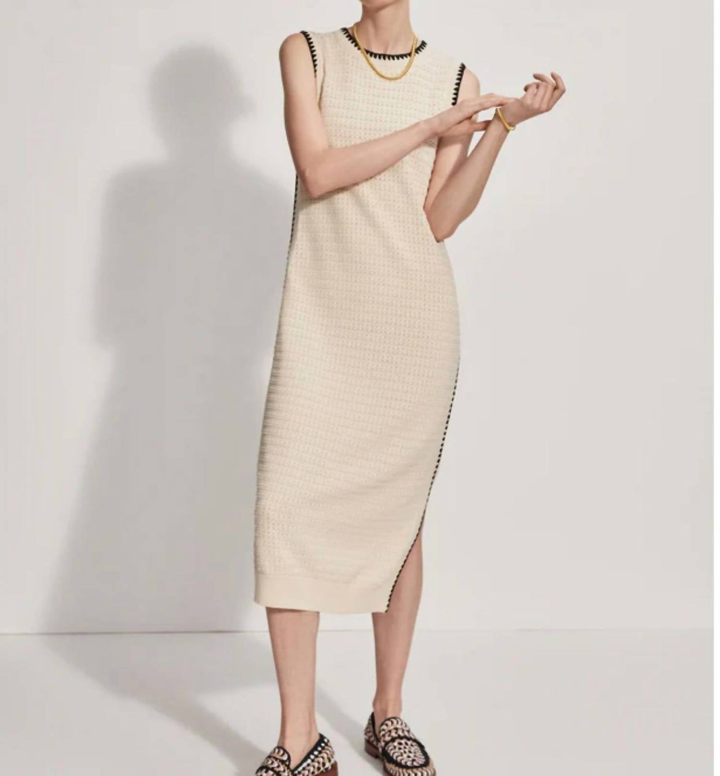 Varley - Dwight Tank Knit Midi Dress