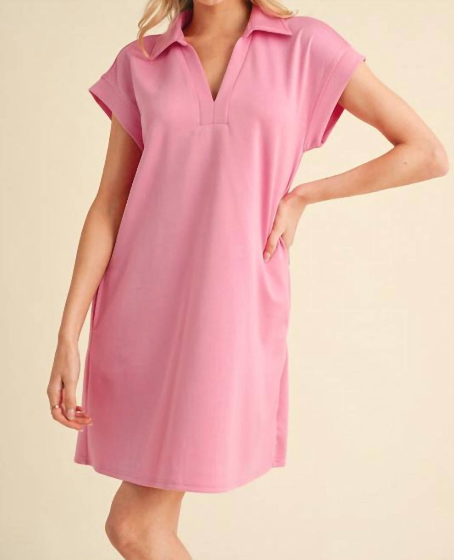Jodifl - Celeste Collared Scuba Mini Dress