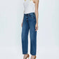 Pistola - Lexi Mid Rise Bowed Straight Jeans
