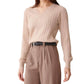 &Isla - Luna Cable Rib V-neck Top