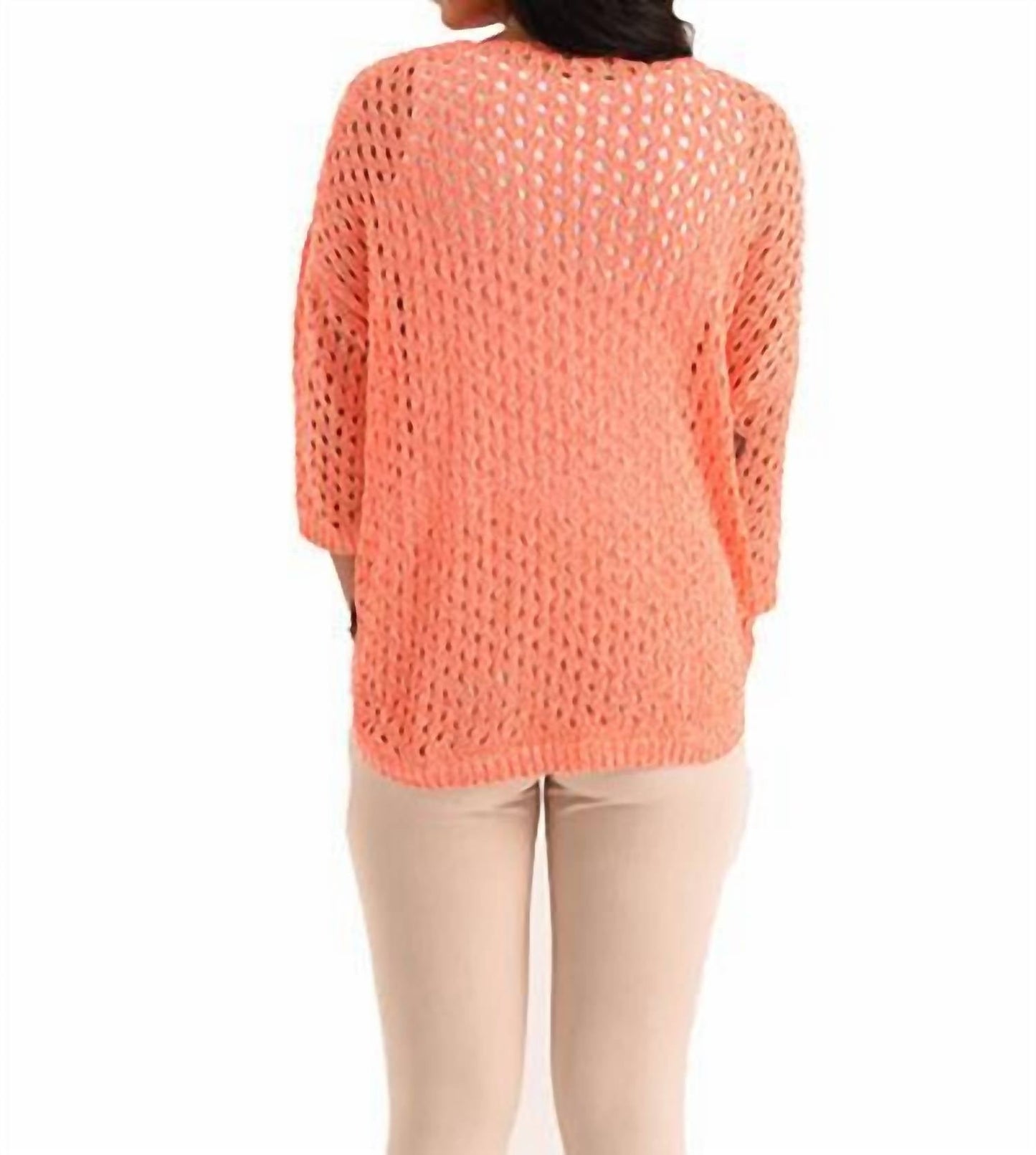 French Kyss - Aimee Wooden Button Poncho