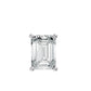 Aamiaa - Women's Emerald Shape 4 Prong Push Back Studs