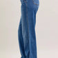 Judy Blue - Darcy Mid Rise Wide Leg Trouser Jeans