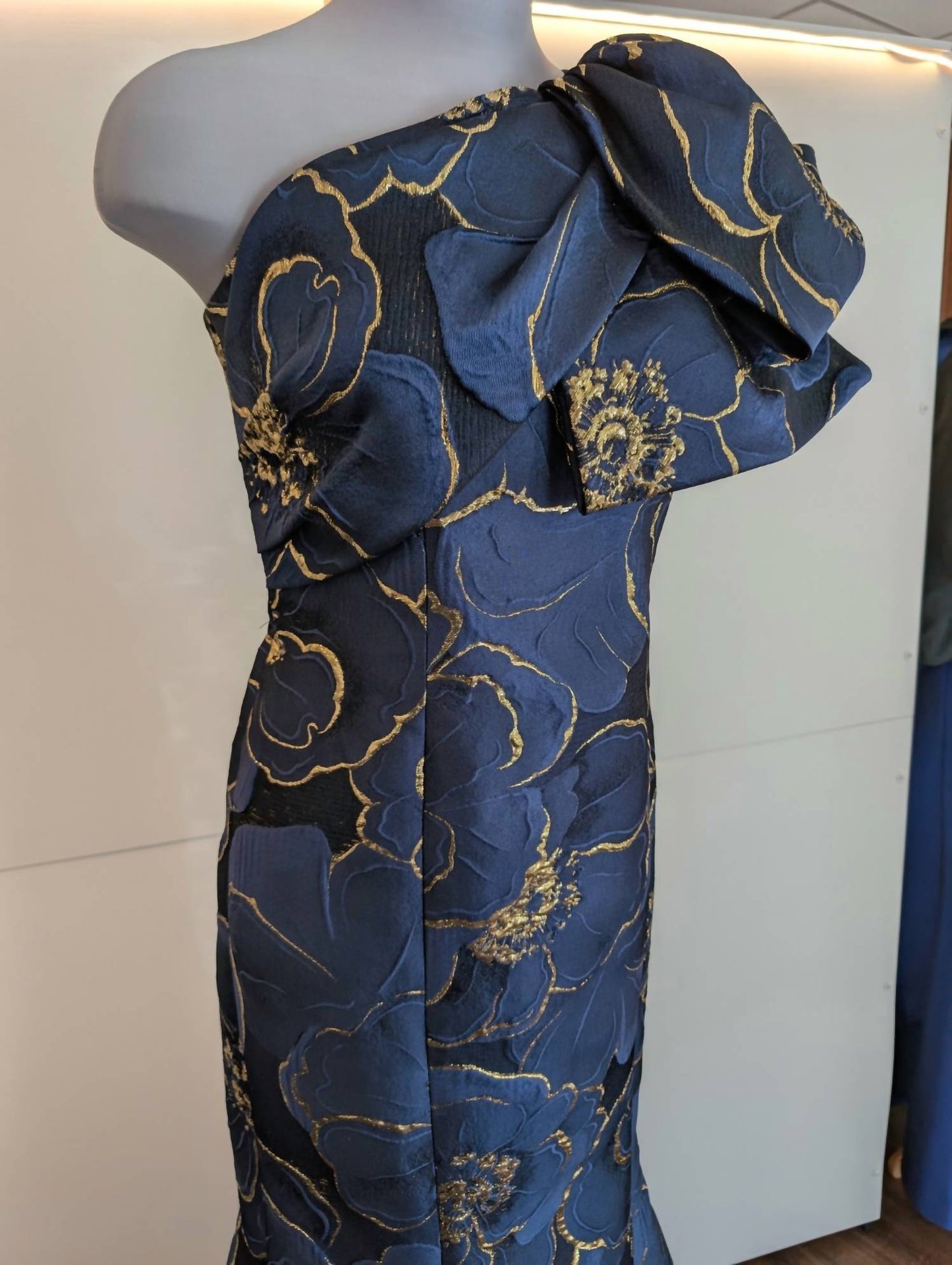Frascara - One Shoulder Fitted Mother Of The Bride Gown