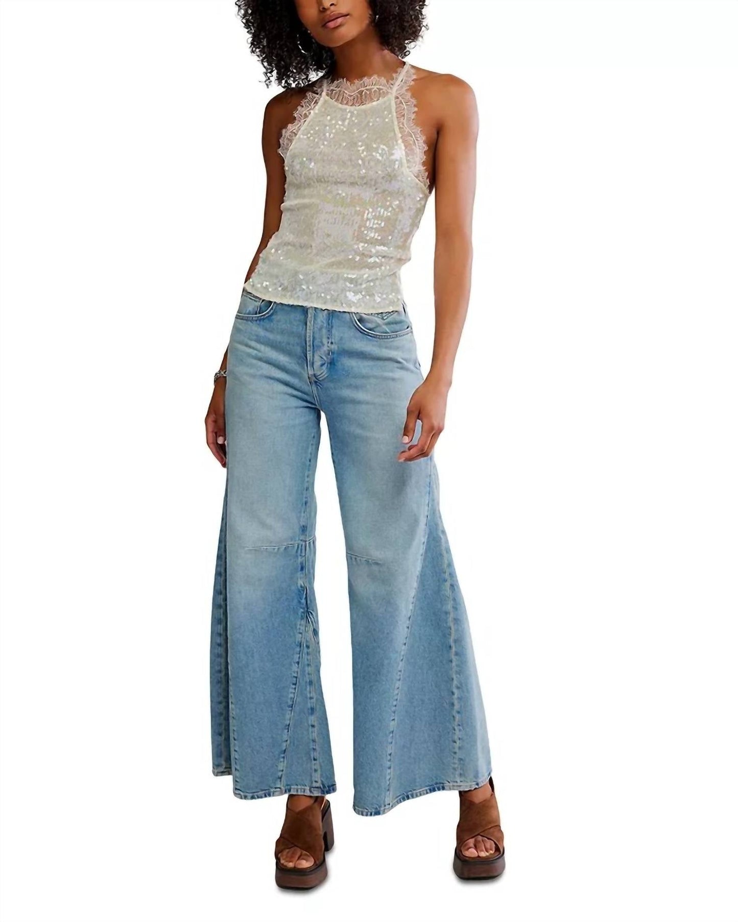 Free People - टेक मी अवे कैमी टॉप