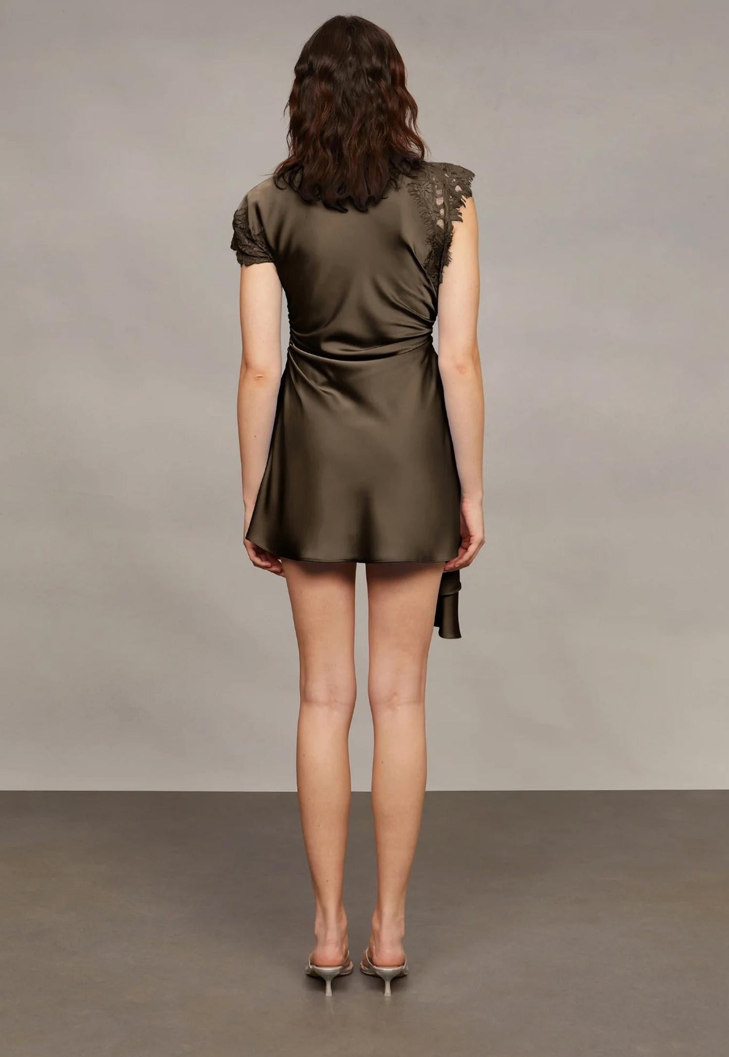 Amur - Zina Ruched Mini Dress