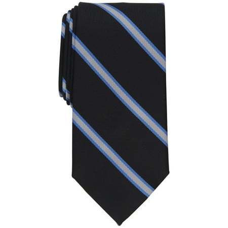 club-room-mens-classic-stripe-tie-in-black