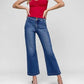 Risen - Tummy Control High Rise Crop Jeans
