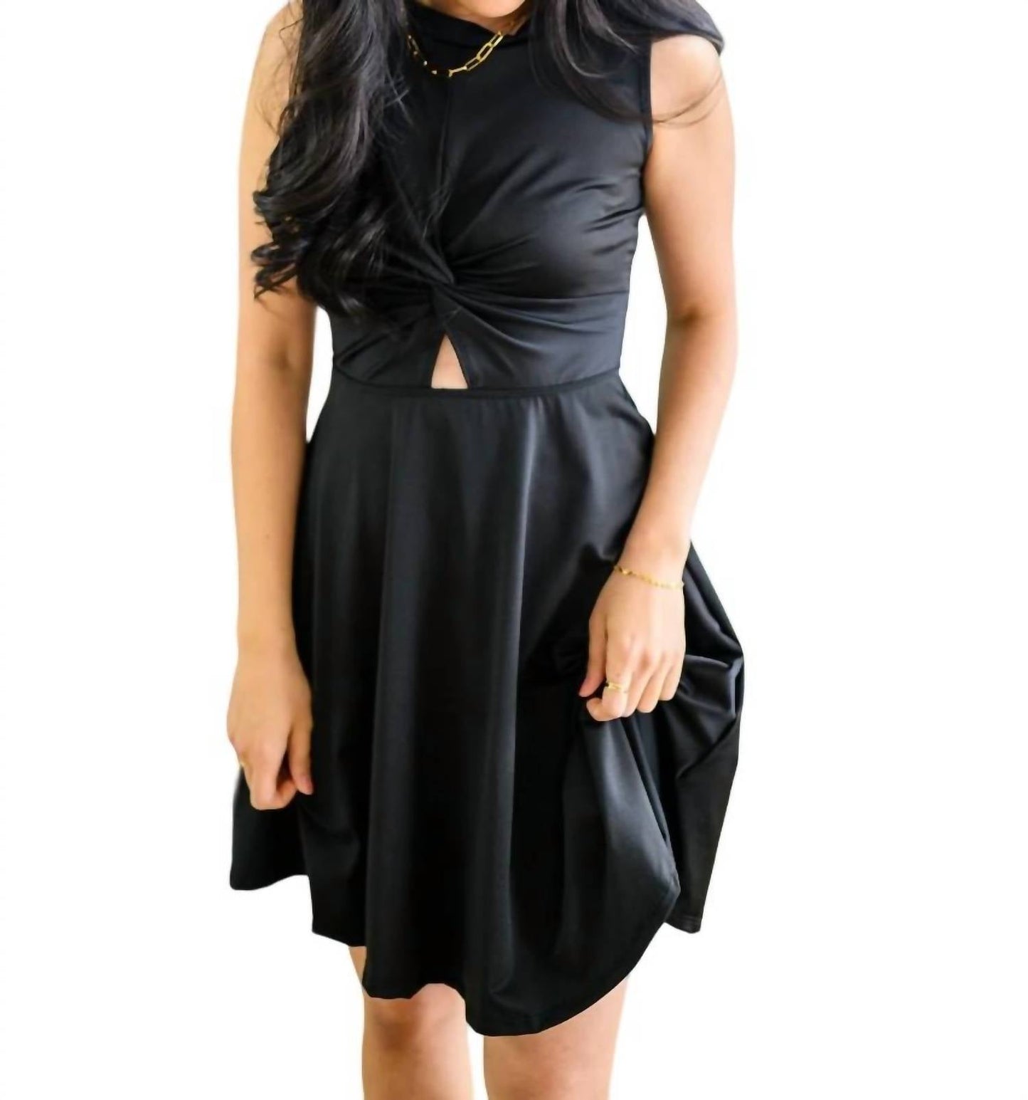 White Birch - Keep Your Cool Two Piece Dress and Shorts Set