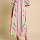 Fantastic Fawn - Poplin Striped Maxi Dress