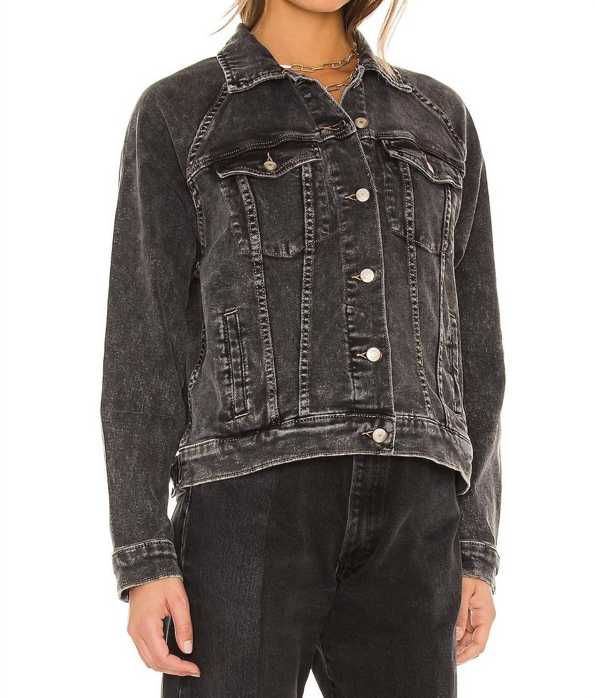 Pistola - Hayden Raglan Sleeve Denim Jacket