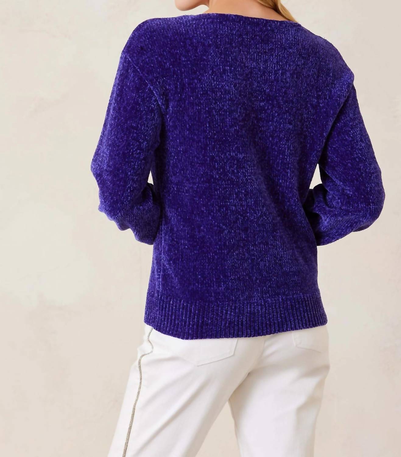 Tommy Bahama - Island Luna Chenille V-neck Sweater