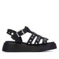 Xti - Women's Flat Studded Strap Sandals