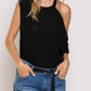 Pol - One Shoulder Ribbed Top