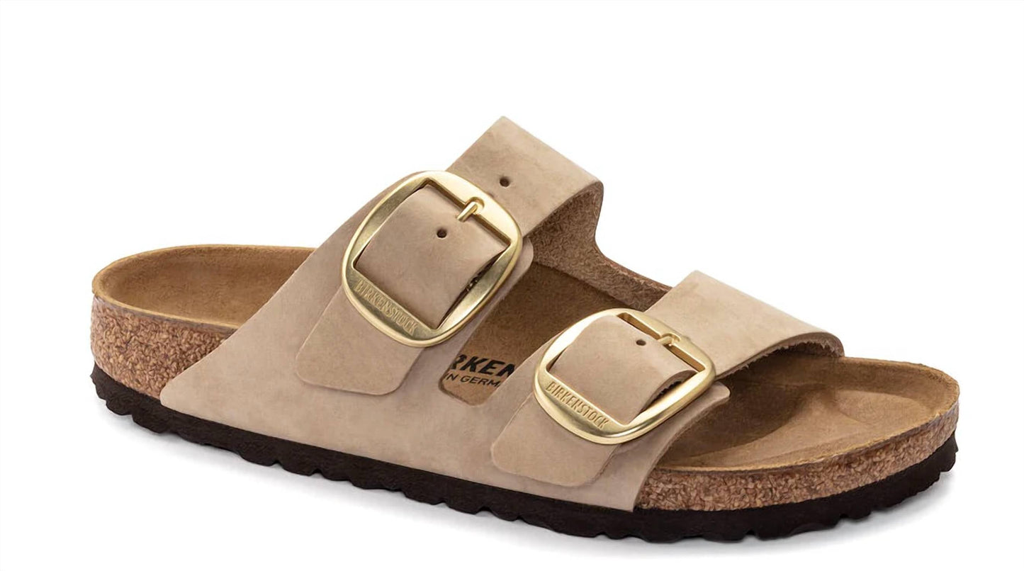 Birkenstock - Unisex Arizona Big Buckle Nubuck Leather Sandals - Narrow