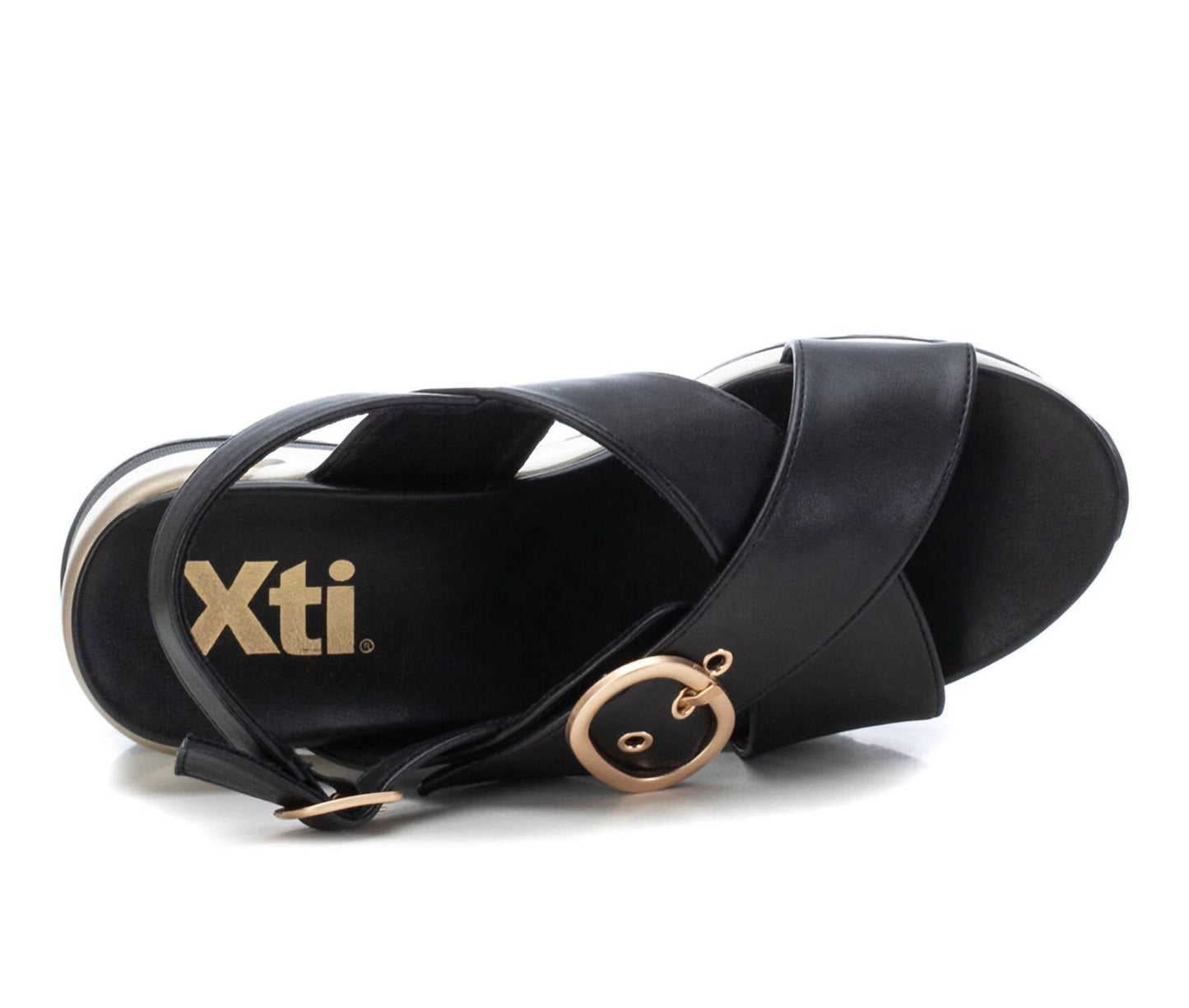 Xti - Women's Wedge Cross Strap Sandals