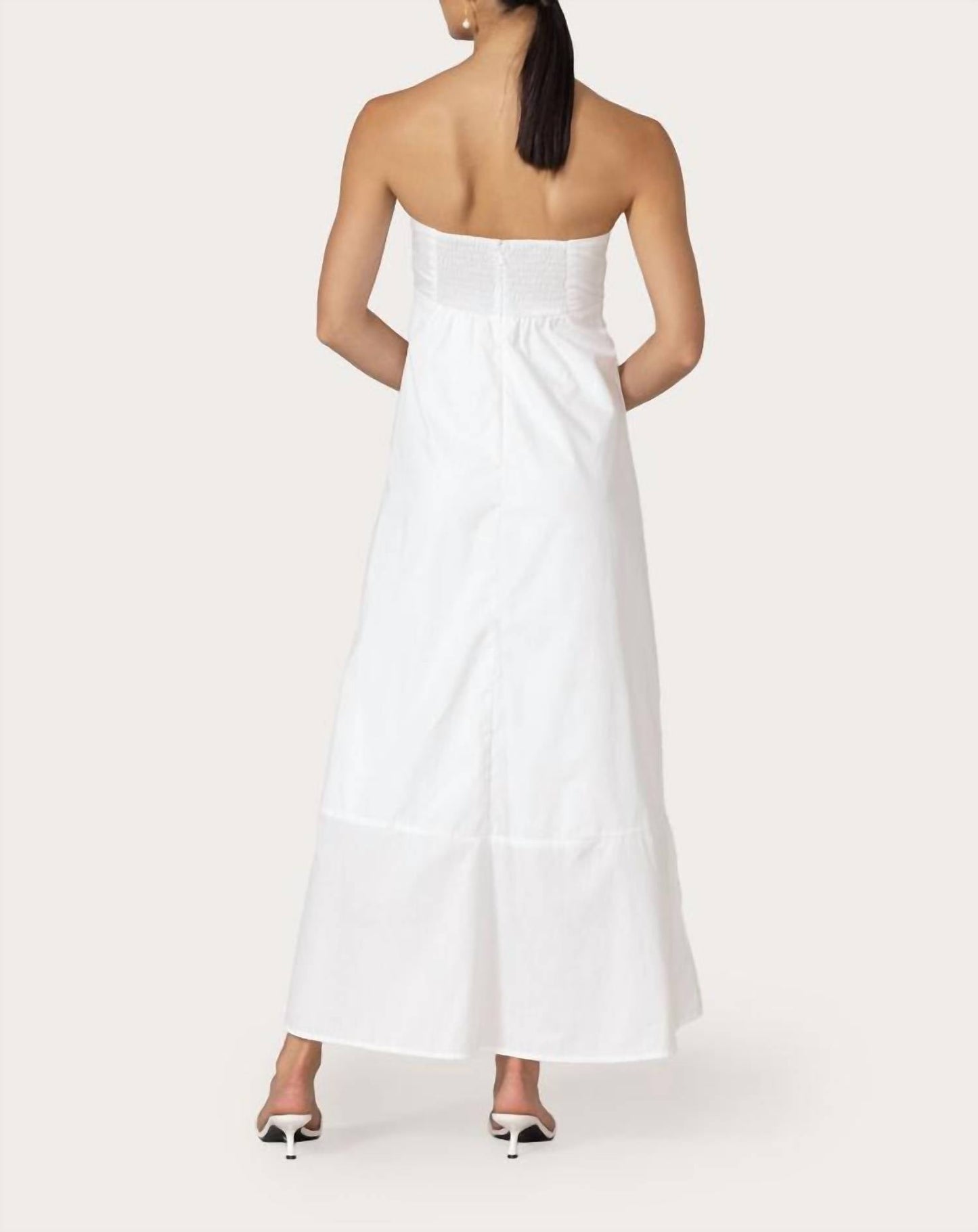 Lusana - Timothy Poplin Maxi Dress