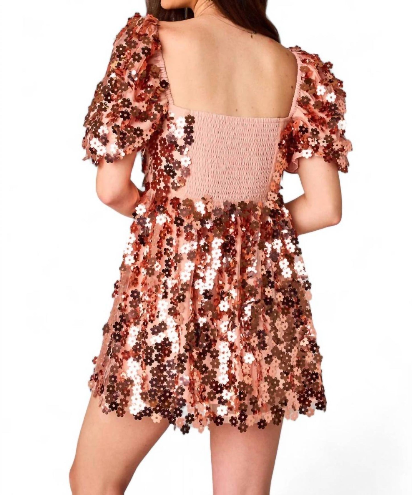 Buddylove - COLBY PUFF SLEEVE MINI DRESS