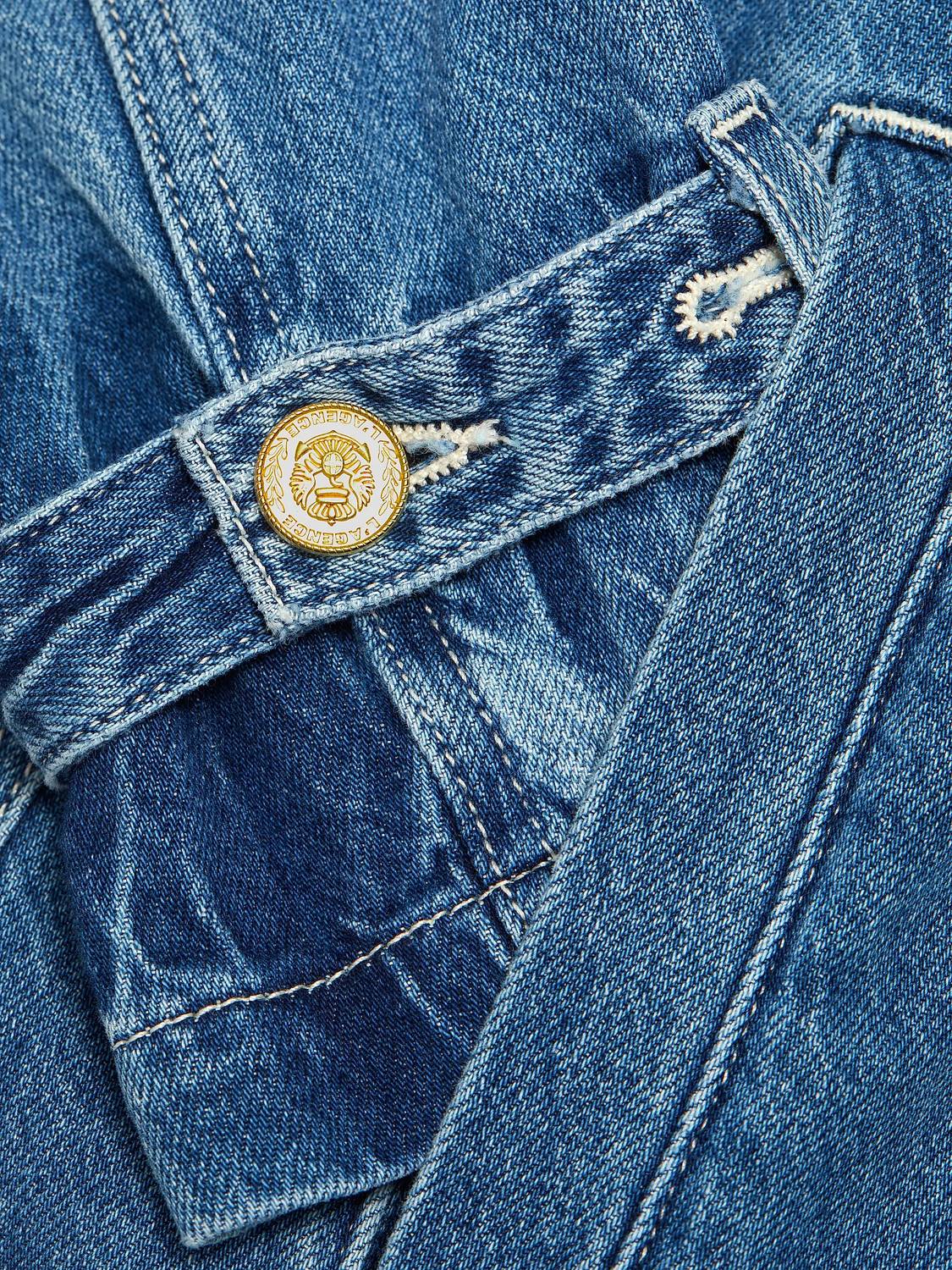 L'Agence - Bradley Denim Trench Coat