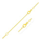 Extendable Cable Chain in 14k Yellow Gold (1.5mm)