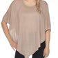 Joseph Ribkoff - Metallic Sweater Knit Poncho Top